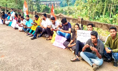 Moral thuggery; Youth Congress protest