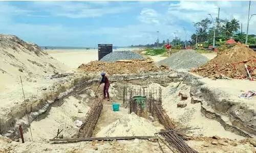 തീരദേശത്തിന് ആശ്വാസം; പയ്യാമ്പലത്ത് പുലിമുട്ട് ഒരുങ്ങുന്നു