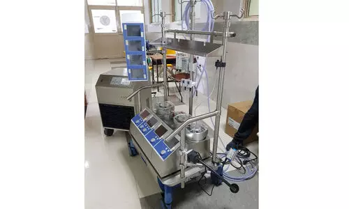 മെഡിക്കല്‍ കോളജില്‍ 90 ലക്ഷത്തിന്റെ പുതിയ ഹാര്‍ട്ട് ലങ് മെഷീന്‍ സ്ഥാപിച്ചു