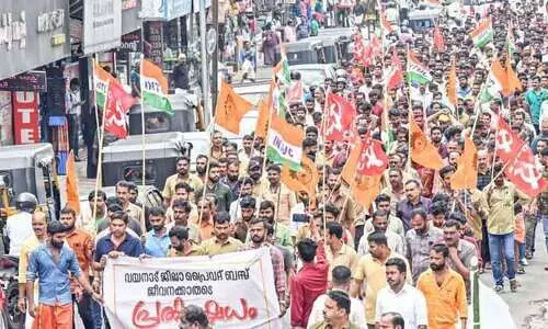 സ്വകാര്യ ബസ് പണിമുടക്കിൽ ജനം വലഞ്ഞു