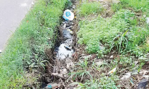 Drains without slabs creating a danger trap