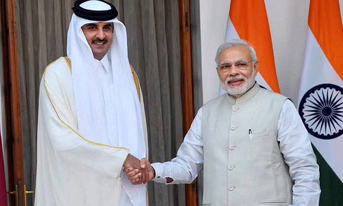 Qatar Emir, Narendra Modi