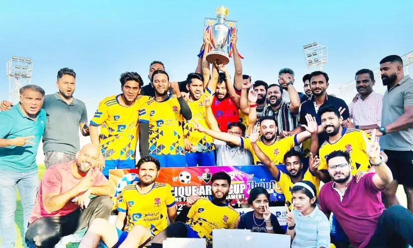 യാംബു യുനീക് അറബ് കപ്പ് സെവൻസ് ഫുട്ബാൾ: അറാട്കോ മലബാർ എഫ്.സി ജേതാക്കൾ