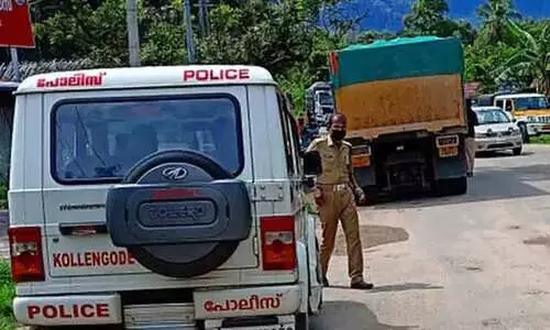 അമിതഭാരം: ടിപ്പറുകൾക്കെതിരെ നടപടിയുമായി പൊലീസ്