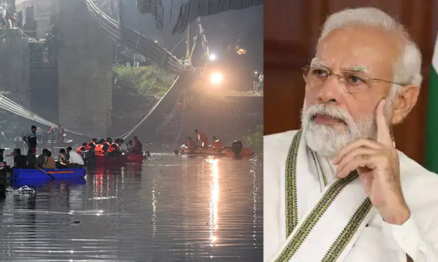 തെരഞ്ഞെടുപ്പ് സമയത്ത് പാലം തകർന്നത് ദൈവത്തിന്റെ സന്ദേശം; മോദിയുടെ പ്രസംഗം കുത്തിപ്പൊക്കി നെറ്റിസൺസ്