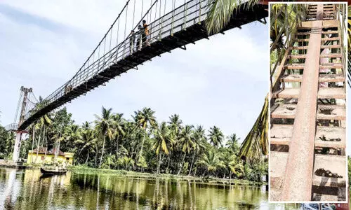 ഏത് നിമിഷവും ഗുജറാത്ത് ആവർത്തിക്കാം; ഇങ്ങ് കേരളത്തിലുമുണ്ട് ഒരു ഗുജറാത്ത് മോഡൽ തൂക്കുപാലം