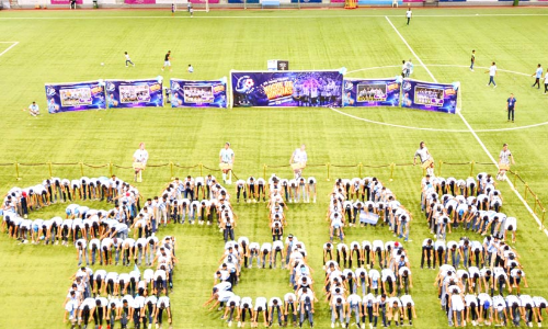 അ​ർ​ജ​ന്റീ​ന ആ​വേ​ശം ന​യി​ച്ച് ആ​രാ​ധ​ക​സം​ഗ​മം