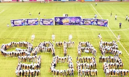 അ​ർ​ജ​ന്റീ​ന ആ​വേ​ശം ന​യി​ച്ച് ആ​രാ​ധ​ക​സം​ഗ​മം