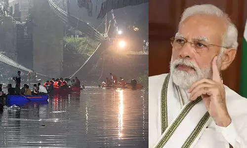 തെരഞ്ഞെടുപ്പ് സമയത്ത് പാലം തകർന്നത് ദൈവത്തിന്റെ സന്ദേശം; മോദിയുടെ പ്രസംഗം കുത്തിപ്പൊക്കി നെറ്റിസൺസ്