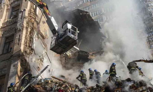 Missile strikes reported across Ukraine including capital Kyiv