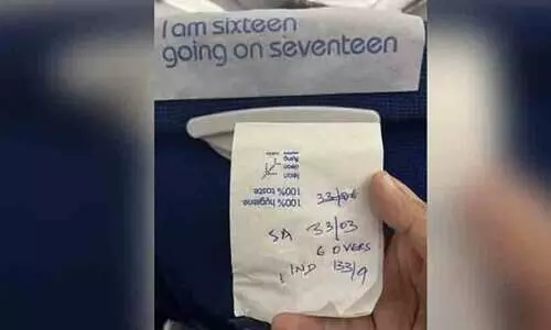 ഇന്ത്യ-ദക്ഷിണാഫ്രിക്ക മത്സരത്തിന്റെ സ്കോർ പങ്കുവെച്ച് ഇൻഡിഗോ പൈലറ്റ് ട്വിറ്ററിൽ ഹിറ്റായി