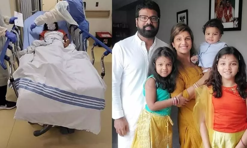 Actress Rambhas  About Car accident ,  Her daughter Sasha hospitalised