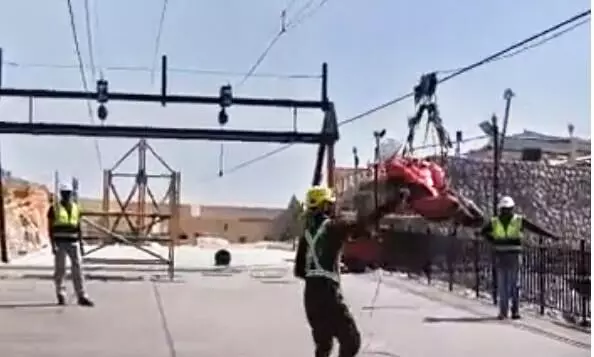 Musandam zipline trial operation begins Musandam zipline trial operation begins