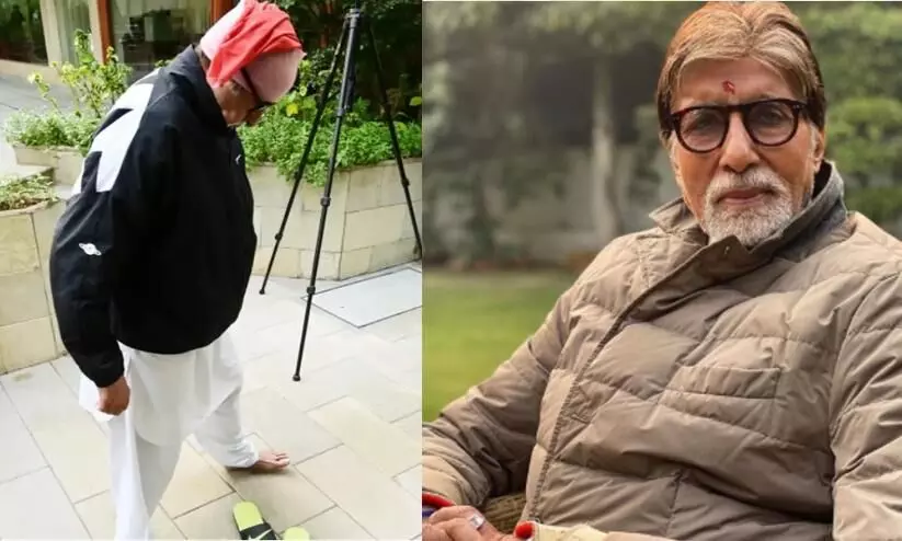 Amitabh Bachchan Opens Up About Why he takes his shoes off before meeting fans outside Jalsa In Sunday Amitabh Bachchan Opens Up About Why he takes his shoes off before meeting fans outside Jalsa In Sunday