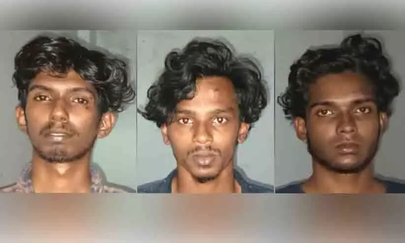 യുവാവിനെ കൊലപ്പെടുത്താൻ ശ്രമിച്ച കേസിൽ മൂന്നുപേർ അറസ്റ്റിൽ