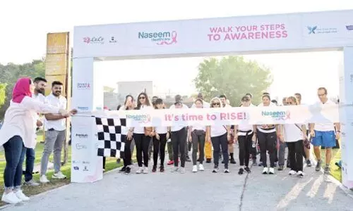 സ്തനാർബുദ ബോധവത്കരണത്തിനായി വാക്കത്തൺ