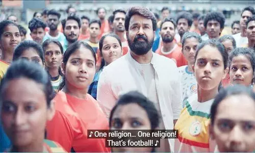 മലപ്പുറത്തിന്റെ ഫുട്ബാൾ മുഹബ്ബത്തുമായി ലാലേട്ടൻ