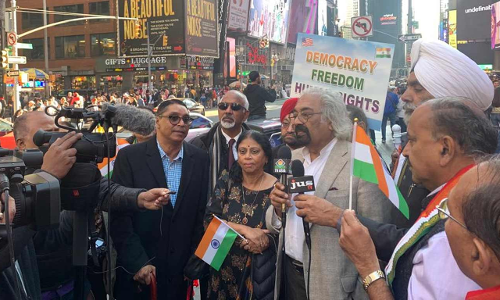 ഭാരത് ജോഡോ യാത്രയിൽനിന്ന് പ്രചോദനം ഉൾക്കൊണ്ട് അമേരിക്കയിൽ ഇന്ത്യക്കാരുടെ സമാധാന സന്ദേശ യാത്ര