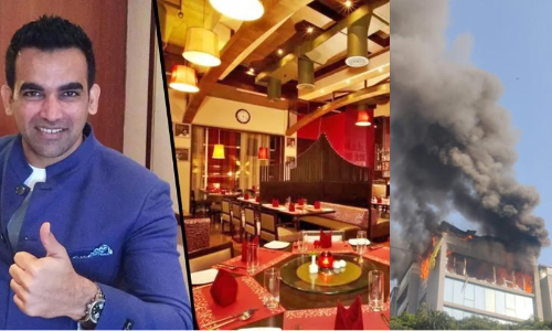 സഹീർ ഖാന്റെ റസ്റ്ററന്റ് അടങ്ങിയ കെട്ടിടത്തിൽ വൻ തീപിടിത്തം