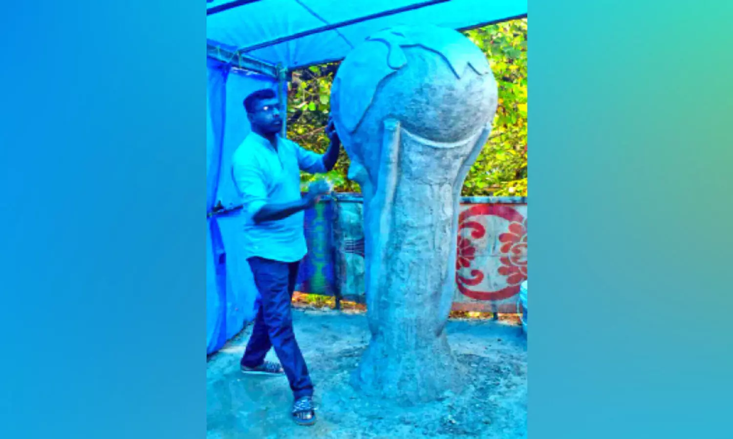 കുറുമാത്തൂരിലൊരുങ്ങുന്നു പടുകൂറ്റൻ ലോകകപ്പ്