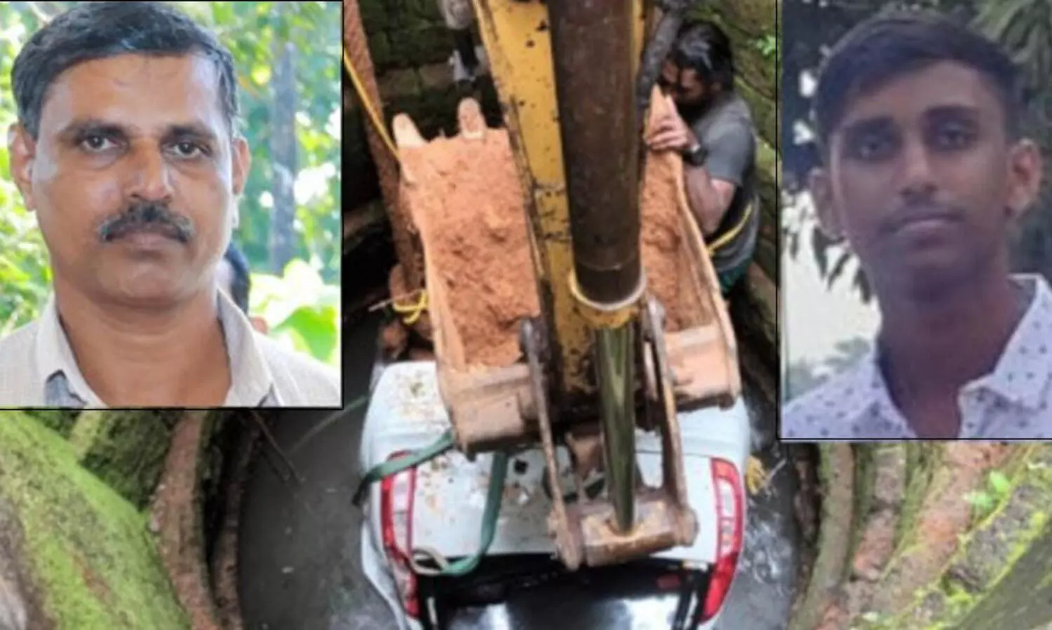 വീട്ടുമുറ്റത്തെ കിണറിലേക്ക് കാർ വീണ് പിതാവും മകനും മരിച്ചു