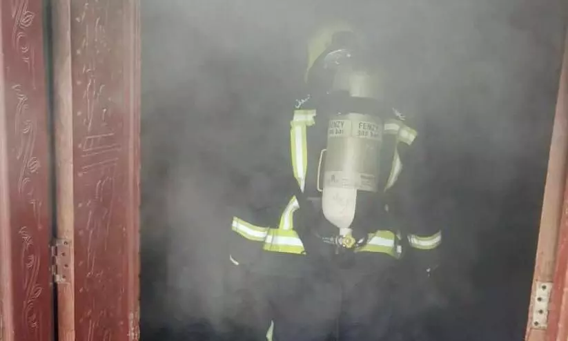 House caught fire in Ibra House caught fire in Ibra