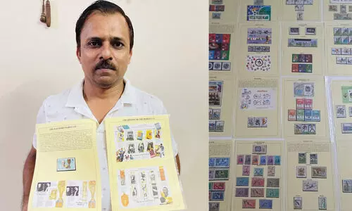 ലോകകപ്പിന്റെ ചരിത്രവും പരിണാമവും പറഞ്ഞ് സലീമിന്റെ സ്റ്റാമ്പ് ശേഖരണം