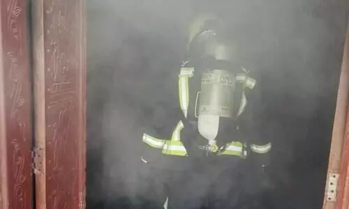 House caught fire in Ibra