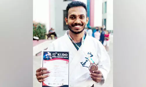 ദേശീയ കുഡോ ചാമ്പ്യൻഷിപിൽ സ്വർണമെഡൽ: ജില്ലക്ക് അഭിമാനമായി മുഹമ്മദ് റാസി