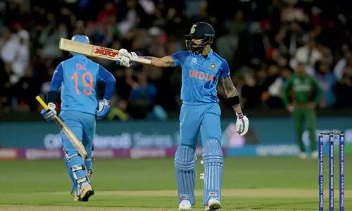 കോഹ്‍ലിക്കും രാഹുലിനും അർധ സെഞ്ച്വറി; ബംഗ്ലാദേശിനെതിരെ ഇന്ത്യക്ക് മികച്ച സ്കോർ