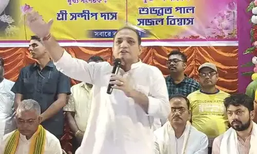 വീട്ടിൽ ത്രിശൂലം സൂക്ഷിക്കുക; വിവാദ പ്രസ്താവനയുമായി ബംഗാൾ ബി.ജെ.പി നേതാവ്