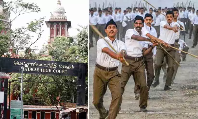 ആർ.എസ്.എസ് റൂട്ട് മാർച്ചിന് അനുമതി നൽകി തമിഴ്നാട് പൊലീസ് ആർ.എസ്.എസ് റൂട്ട് മാർച്ചിന് അനുമതി നൽകി തമിഴ്നാട് പൊലീസ്