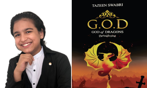 Taseen wrote an English novel at the age of 12.