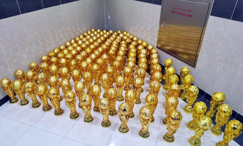 ലോകകപ്പ് ട്രോഫിയുടെ 144ഓളം വ്യാജ പതിപ്പുകൾ പിടിച്ചെടുത്തു