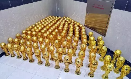 ലോകകപ്പ് ട്രോഫിയുടെ 144ഓളം വ്യാജ പതിപ്പുകൾ പിടിച്ചെടുത്തു