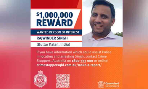 കൊലപാതകം നടത്തി നാടുവിട്ട ഇന്ത്യൻ നഴ്സിനെ കുറിച്ച് വിവരം നൽകുന്നവർക്ക് 10 ലക്ഷം ആസ്ട്രേലിയൻ ഡോളർ പ്രതിഫലം