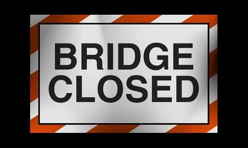 Darsait Bridge partially closed