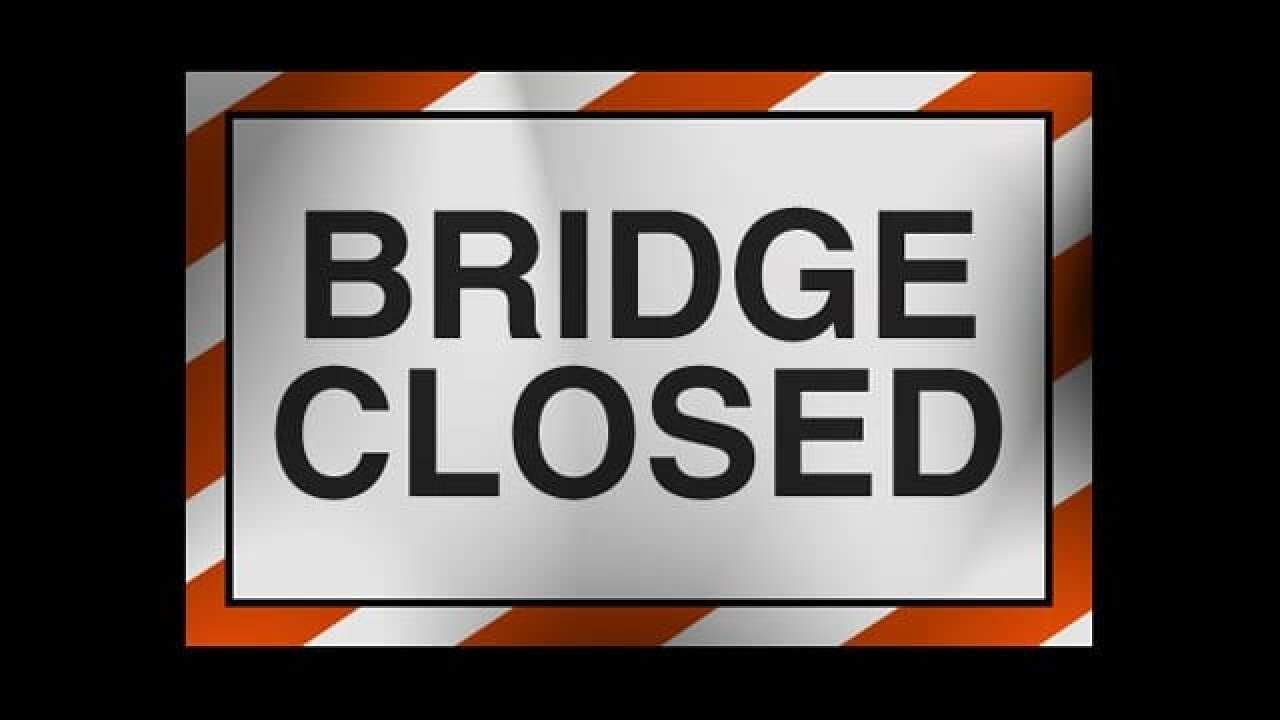 Darsait Bridge partially closed