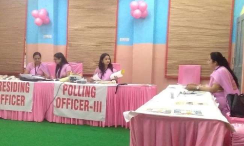 Women Polling Station
