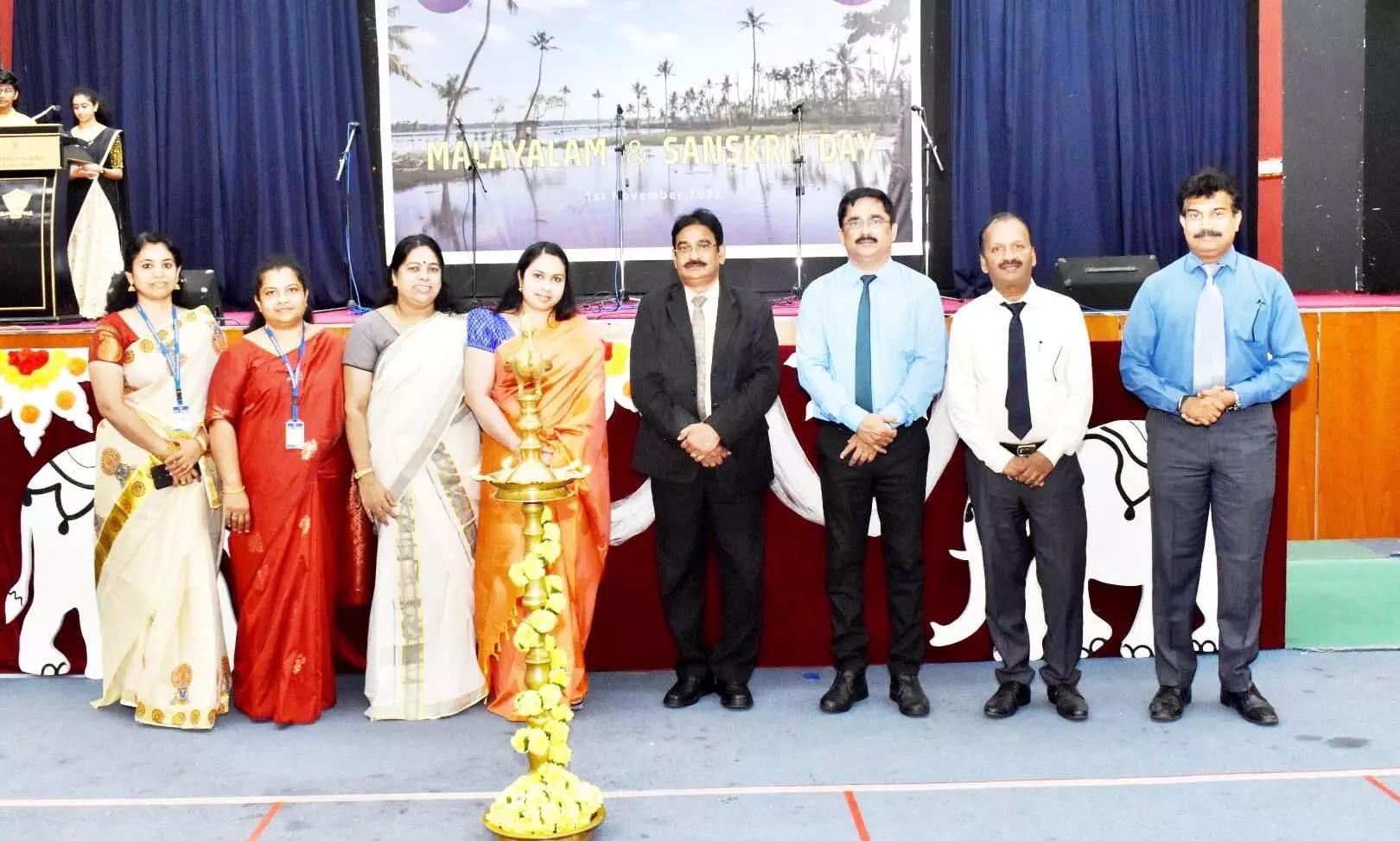 Indian School celebrated Malayalam and Sanskrit Days Indian School celebrated Malayalam and Sanskrit Days