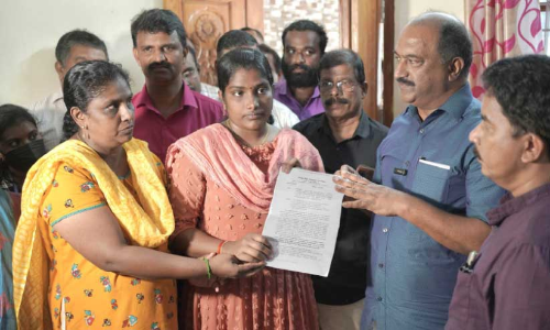 ധീര ജവാന്‍ വൈശാഖിന്റെ സഹോദരിക്ക് നിയമനം