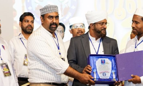 Abbas Faizi Kavannur honored