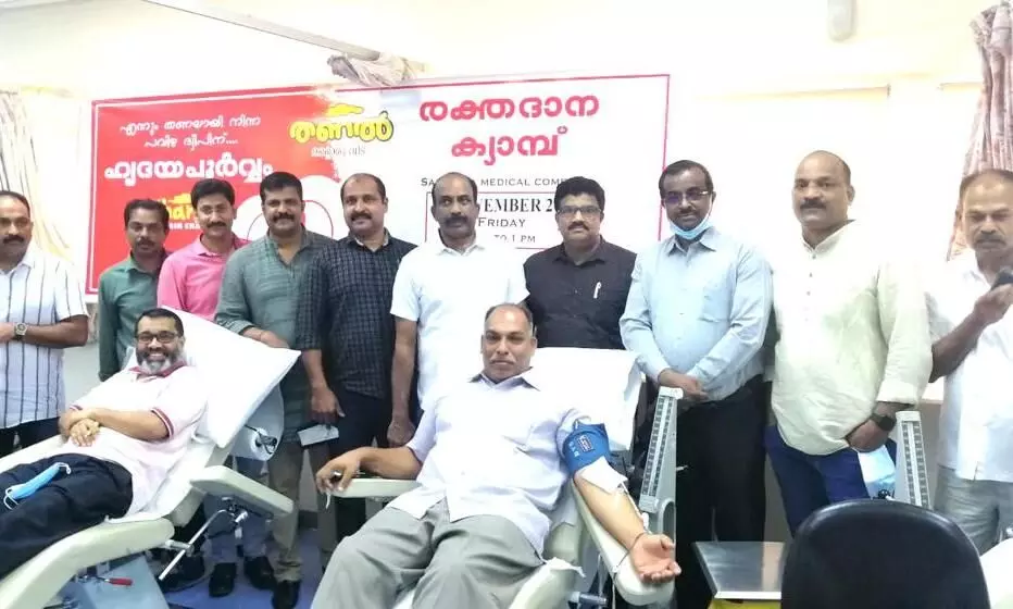 Thanal organized blood donation camp Thanal organized blood donation camp