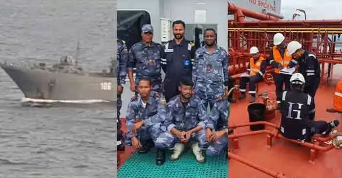 വിസ്മയയുടെ സഹോദരന്‍ ഉള്‍പ്പെടെ 26 നാവികര്‍ ഗിനിയയിൽ തടവിലെന്ന് അഭ്യൂഹം