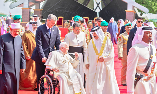 King Hamad with a message of reconciliation on differences