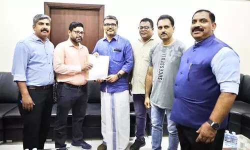 Anti-usury Committee given petition to minister MB Rajesh