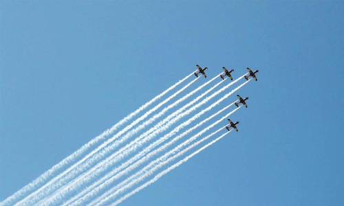 ലോകകപ്പ്: വിവിധ വ്യോമസേനകളുടെ എയർ ഷോ