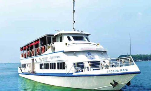 Sagararani arrives for a luxury cruise