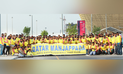 Manjappada supports Qatar team