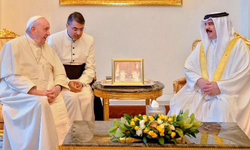 Pope Francis Historic Visit Made Great Success -King Hamad